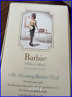 Barbie The Secretary Genuine Silkstone Doll Gold Label 2007 Mattel L7322