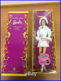 Barbie Twist ´n Turn Waist Red White Warm Silkstone Doll Gold Label Collector