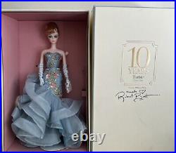 Barbie silkstone 10 year tribute anniversary doll Signed