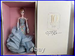 Barbie silkstone 10 year tribute anniversary doll Signed