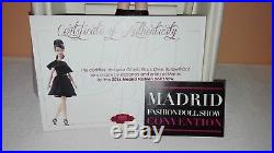 Barbie silkstone classic black dress MFDS Madrid convention 2016 NRFB
