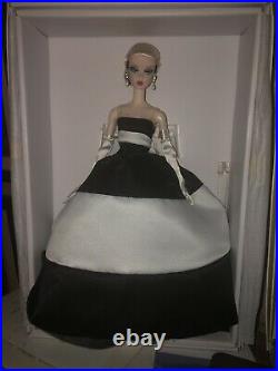 Black White Forever Silkstone Poseable Barbie Doll & Earrings