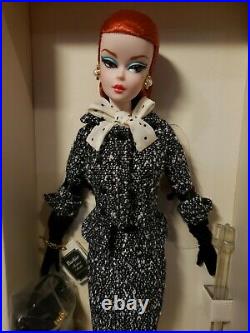 Black & White Tweed Suit Silkstone 2016 Gold Label Barbie Doll Mattel Dwf54 Nrfb