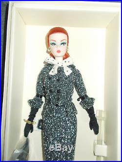 Black & White Tweed Suit Silkstone Posable- Barbie-new-nrfb-2017-in Stock Now