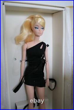 Blonde Classic Black Dress Barbie