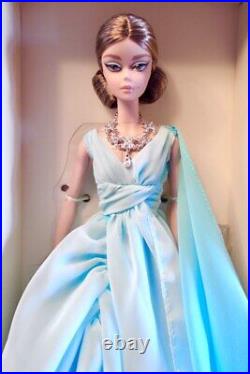 Blue Chiffon Ball Gown Barbie Silkstone Doll BFMC Gold Label 2016 Mattel DYX74