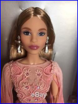 Blush Fringed Gown Barbie Doll Platinum Label