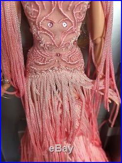 Blush Fringed Gown Barbie Doll Platinum Label