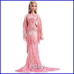 Blush Fringed Gown Barbie Doll Platinum label 2017-IN HAND & READY TO SHIP