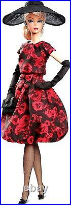 Breathtaking Elegant Rose Cocktail Dress Silkstone Barbie Nrfb/BRAND NEW