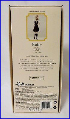 CLASSIC BLACK DRESS 2016 SILKSTONE Barbie POSEABLE Gold Label BFMC DKN07 NRFB