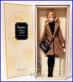 CLASSIC CAMEL COAT 2016 SILKSTONE Barbie Doll Gold Label BFMC Trench DGW54 NRFB