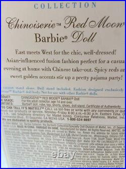 Chinoiserie Red Moon Silkstone Barbie Doll 2004 Gold Label Mattel B3431 Nrfb