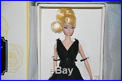 Classic Black Dress Barbie Doll, First Poseable Silkstone Barbie, Dkn07, 2016