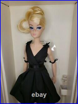 Classic Black Dress Blonde Silkstone Barbie Doll 2015 Gold Label Mattel Dkn07