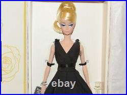 Classic Black Dress Blonde Silkstone Barbie Doll #DKN07 NRFB Gold Label