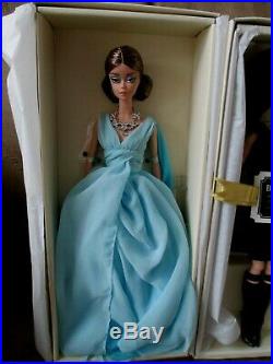 Classic Black Dress & Blue Chiffon Ball Gown Silkstone Barbies NRFB Mint