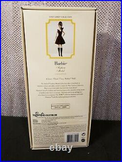 Classic Black Dress Brunette Silkstone Barbie Doll 2016 Gold Label Mattel Dwf53