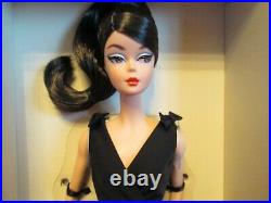 Classic Black Dress Silkstone Barbie-BRUNETTE-DWF53-BFMC-Gold Label-NRFB-MINT