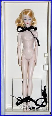 Classic Camel Coat Barbie Nude doll Only Fashion Model Silkstone MIB with Stand