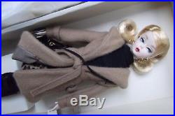 Classic Camel Coat Poseable Barbie Doll With Crossbody Handbag & Sunglasses