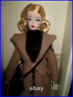 Classic Camel Coat Silkstone Barbie NRFB Fashion Model Collection Gold Label