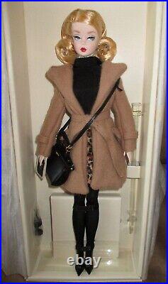 Classic Camel Coat Silkstone Barbie NRFB Fashion Model Collection Gold Label