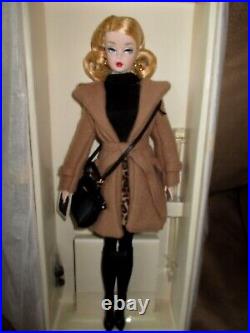 Classic Camel Coat Silkstone Barbie NRFB Fashion Model Collection Gold Label