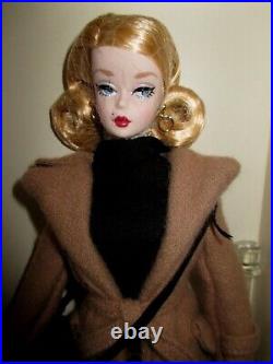 Classic Camel Coat Silkstone Barbie NRFB Fashion Model Collection Gold Label