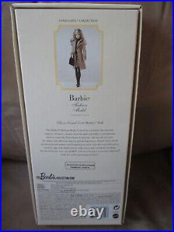 Classic Camel Coat Silkstone Barbie NRFB Fashion Model Collection Gold Label