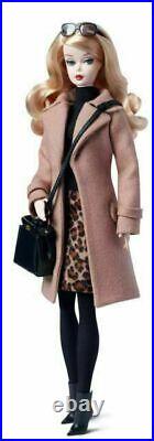 Classic Camel Coat Silkstone Barbie NRFB Fashion Model Collection Gold Label