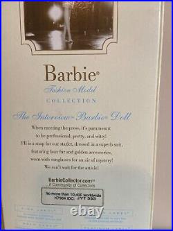 Collectors edition Silkstone Barbie The Interview