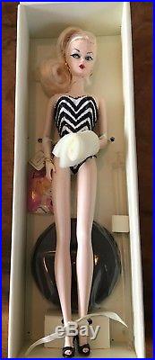 DEBUT SILKSTONE Barbie Fashion Model Collection, Blonde Black & White Bathing