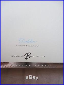 Dahlia Silkstone Barbie Platinum Label Nrfb