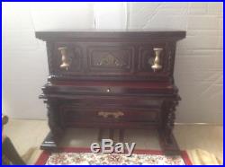 Doll Furniture Mahogany Piano & Bench 1/6 scale Barbie Silkstone Royalty
