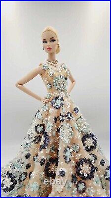 Dress HAND MADE new for doll barbie model silk stone new ooak