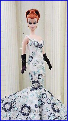 Dress HAND MADE new for doll barbie model silk stone new ooak 22