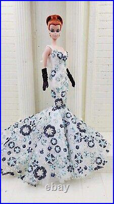 Dress HAND MADE new for doll barbie model silk stone new ooak 22