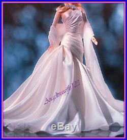 Duchess of diamonds barbie evening gown white fits silkstone model muse Barbie