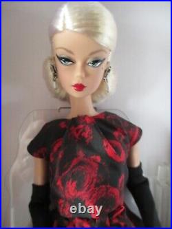 ELEGANT ROSE COCKTAIL DRESS SILKSTONE BARBIE NRFB FJH77 Excellent box