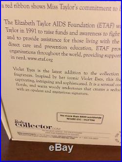 Elizabeth Taylor VIOLET EYES Genuine Silkstone Body BARBIE GOLD LABEL COLLECTION