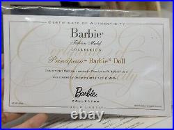 FREE SHIPPING Barbie Silkstone Principessa Doll NEW Gold Label