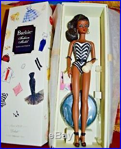 Fashion Model DEBUT Silkstone AA Barbie NRFB 50th Anniversary Gold Label