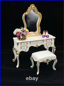 Fashion Royalty Integrity Toys, Vanity And Bench Set