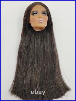 Fashion Royalty OOAK Black Ayumi Doll Head Integrity Toys Barbie Silkstone