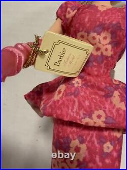 Fashionably Floral Silkstone Barbie Doll Gold Label With Extra Dress