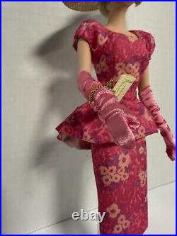 Fashionably Floral Silkstone Barbie Doll Gold Label With Extra Dress