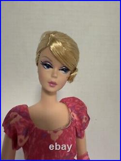 Fashionably Floral Silkstone Barbie Doll Gold Label With Extra Dress