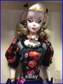 Fiorella Silkstone Barbie Doll 2013 Gold Label Italian Collection Bcp81 Nrfb