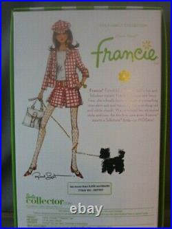 Francie Silkstone Check Please Doll Nrfb With Gold Label T7943 Barbie Line